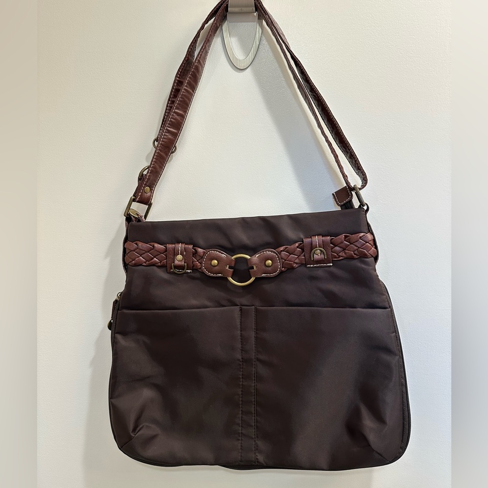 Travelon Anti-Theft Crossbody Bag Dark Brown
